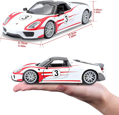 Bburago Porsche 918 alb, 1:24