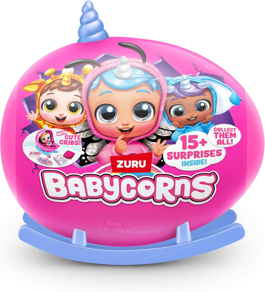 Papusa Babycorns Surpriza, 15 accesorii - Bobby Elephant Echo
