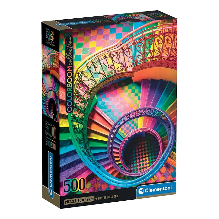 Puzzle Compact 500 Piese - Colorboom - Stairs