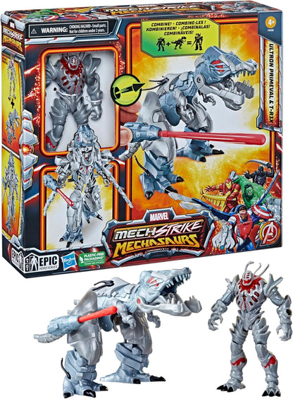 Figurina - Marvel Mech Strike Mechasaurs Ultron Primeval