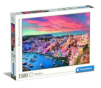 Puzzle Compact 1500 Piese - Picturesque Procida Island