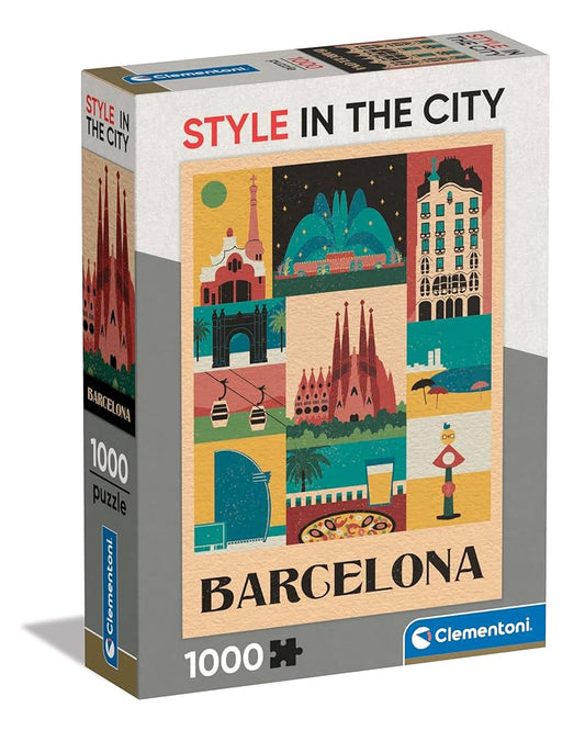 Puzzle Compact 1000 Piese - Style In The City Barcelona