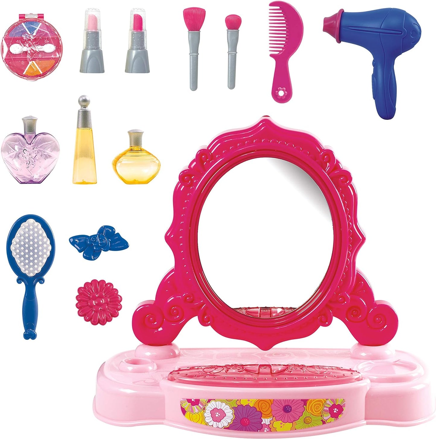 Set frumusete Playgo Little Vanity Corner, 14 piese