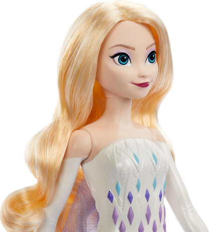 Papusa Disney Frozen, Elsa cu figurina Olaf cu nisip modelabil