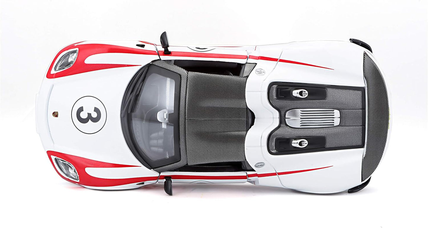 Bburago Porsche 918 alb, 1:24