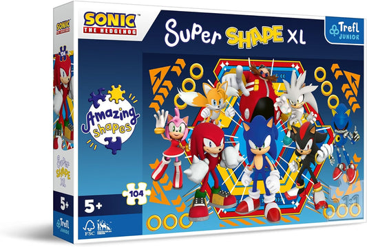 Puzzle 104 XL Super Shape - Lumea lui Sonic