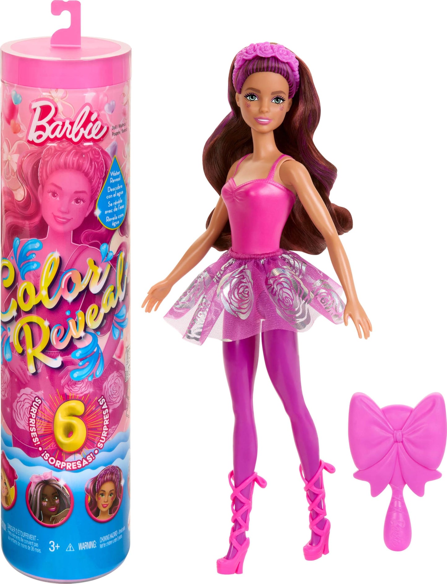 Papusa surpriza Barbie Color Reveal balerina