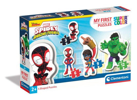 My First Puzzles 3-6-9-12 - Spidey and His Amazing Friends