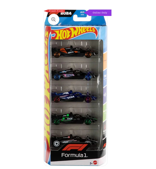 Masinute Hot Wheels - 5 buc. - Formula 1 / 12