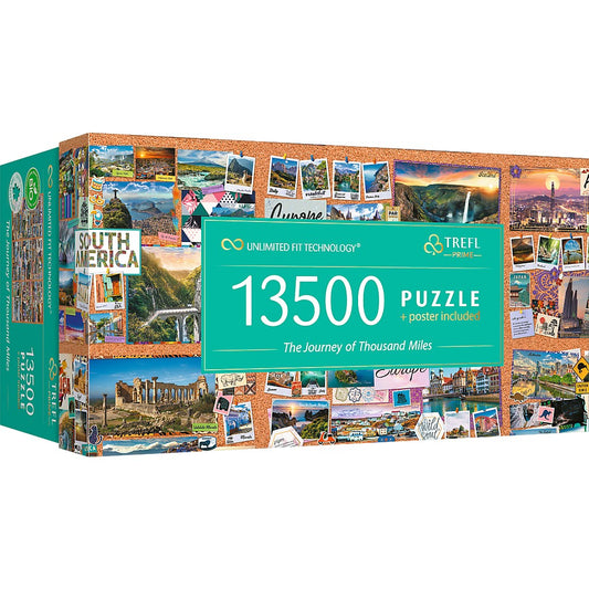 Puzzle UFT 13500 piese - The Journey of Thousand Miles