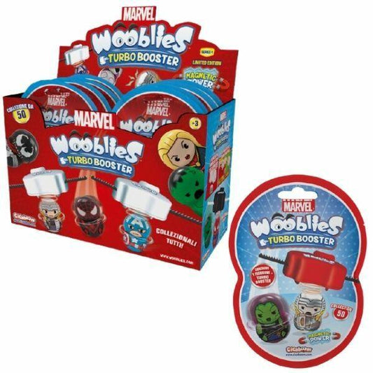 Figurina Wooblies Marvel - Magnetic Power, cu lansator