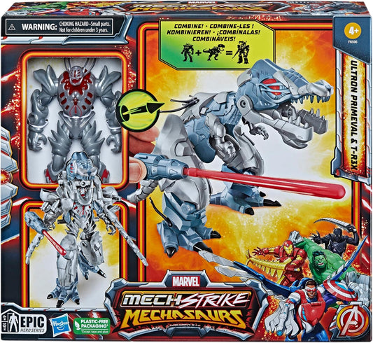 Figurina - Marvel Mech Strike Mechasaurs Ultron Primeval
