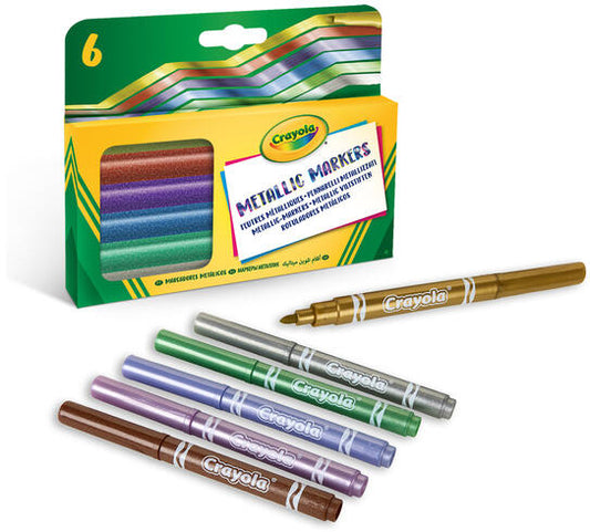 Set Crayola 6 Markere Metalice