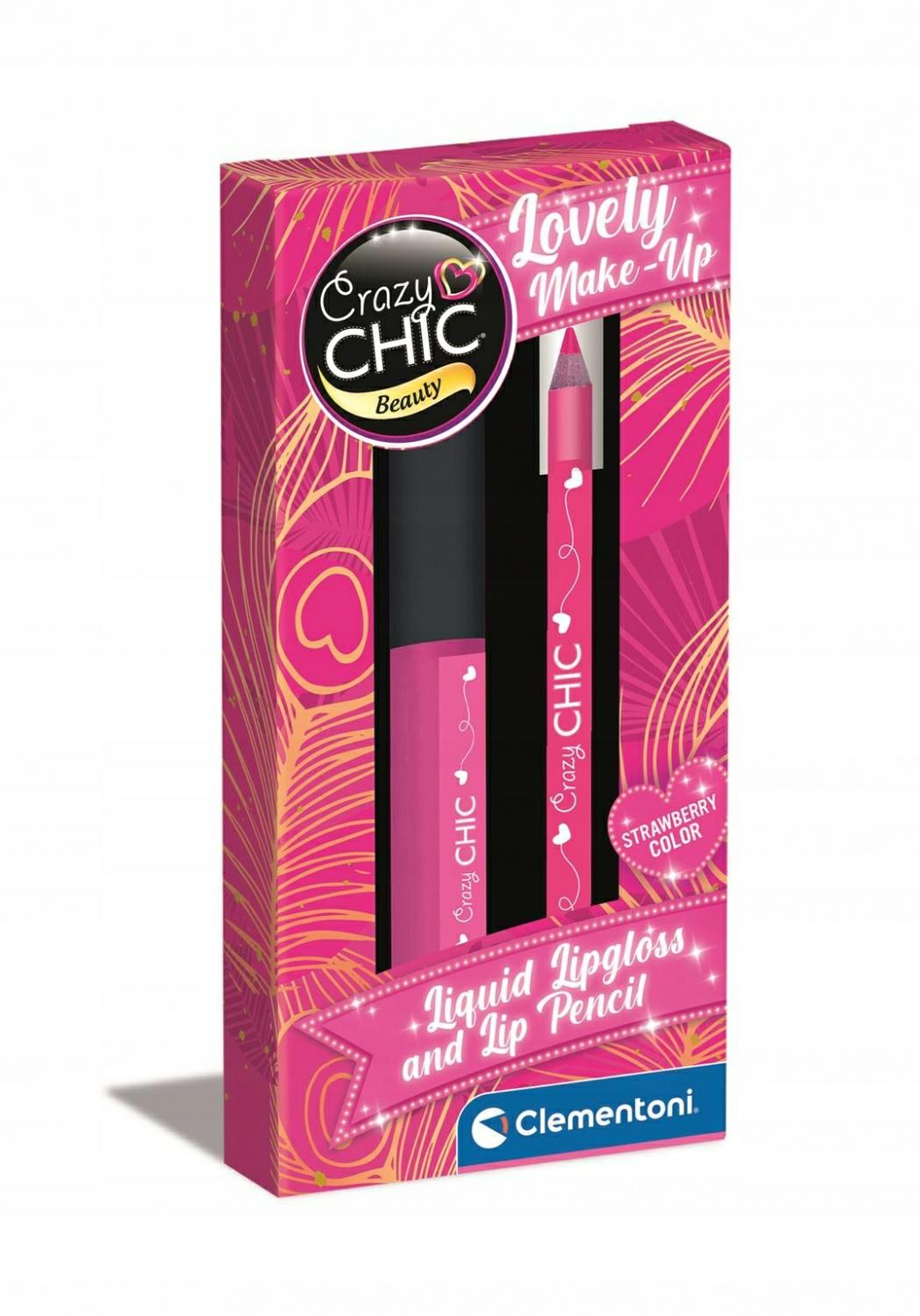 Crazy Chic - Luciu de Buze + Creion - Roz