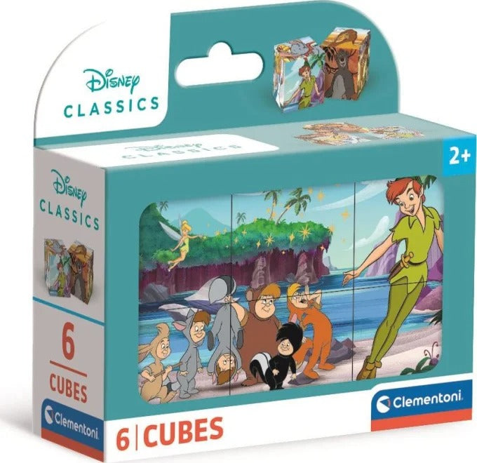 6 Cuburi Tip Puzzle - Caractere Disney