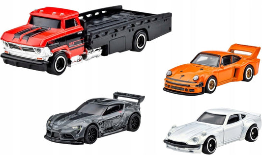 Hot Wheels Premium Collector GReddy Track Day, 4 Piese