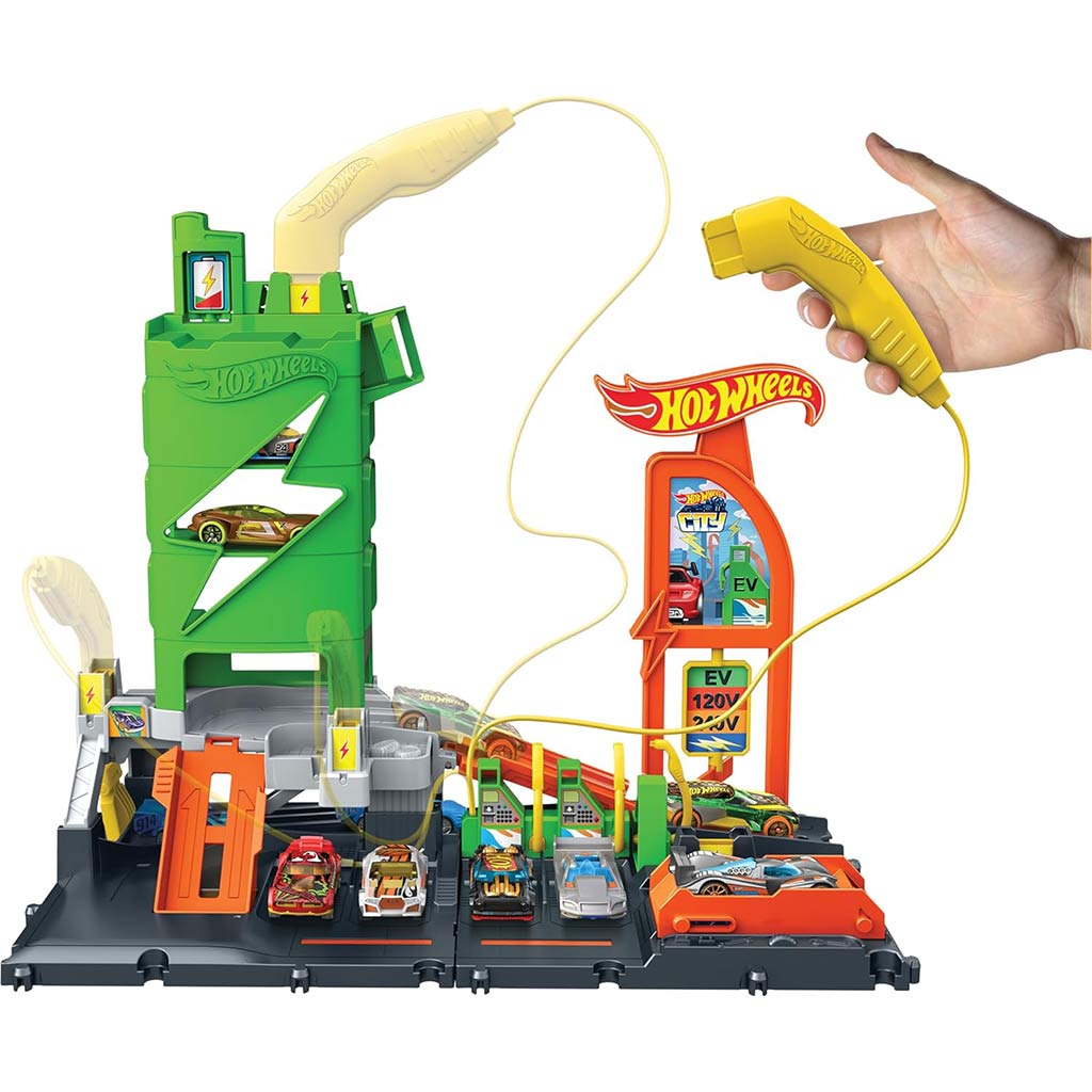 Set de pista Hot Wheels City Super Recharge Fuel Station