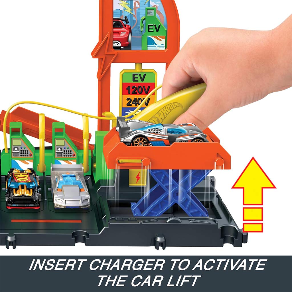 Set de pista Hot Wheels City Super Recharge Fuel Station