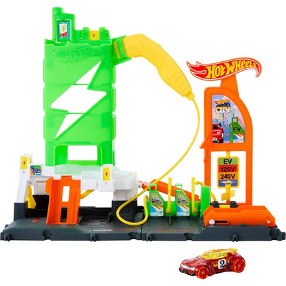 Set de pista Hot Wheels City Super Recharge Fuel Station