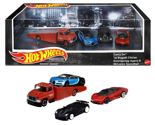 Hot Wheels Premium Collector GReddy Exotic Supercars, 4 Piese
