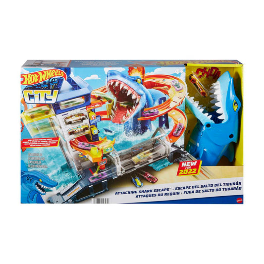 Set de joaca Hot Wheels Attacking Shark Escape