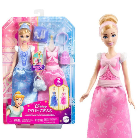 Papusa Disney Princess cu 2 tinute, 30 cm - Cenusareasa