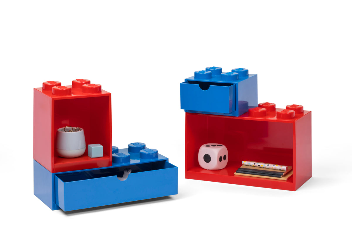 Sertar de Birou LEGO 8 (4x2), 31,6x15,8x11,3cm - Albastru
