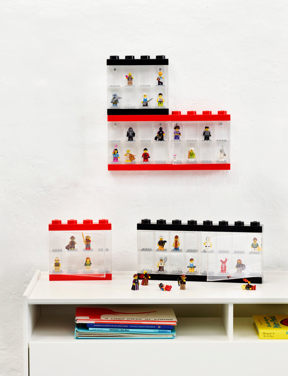 Display de Prezentare 16 Minifigurine LEGO - Rosu