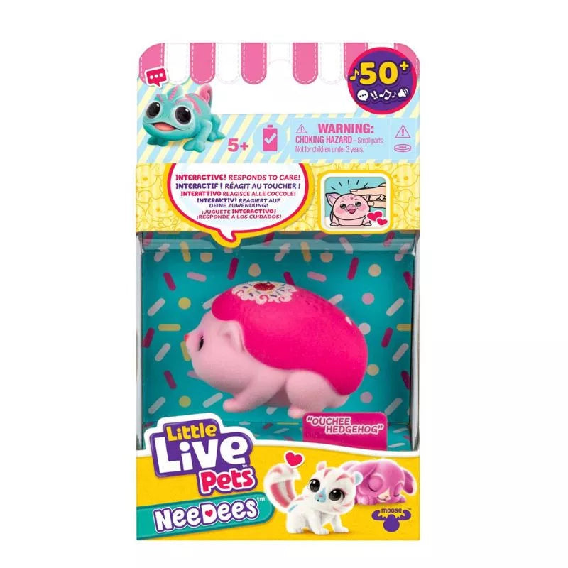 Figurină interactivă Little Live Pets Ouchee Hedgehog – NeeDees, arici cu reacții