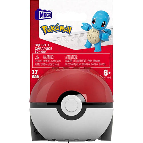 Mega Construx Pokemon Pokeball - Squirtle, 17 piese