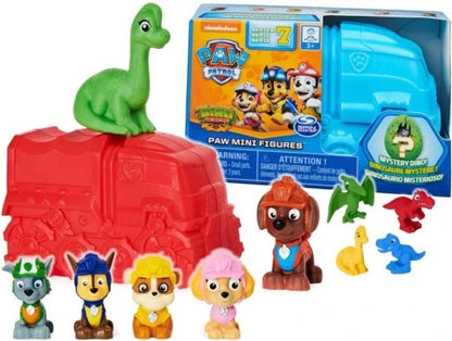 Set figurine surpriza Patrula Catelusilor Dino Rescue, 5 cm