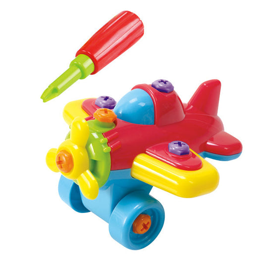 Avion de jucarie PlayGo pentru micii mecanici