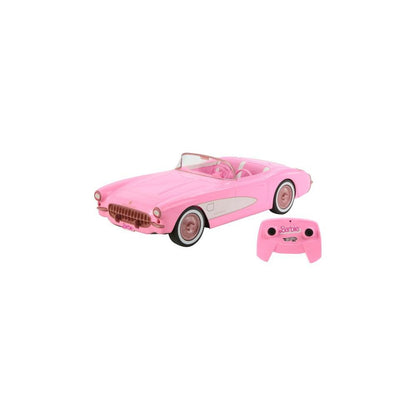 Set Barbie The Movie, Masina de colectie Pink Corvette convertible, 43 cm