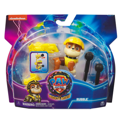 Set Paw Patrol The Mighty Movie Hero Pup - Rubble