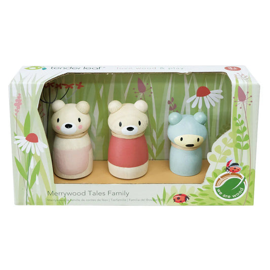 Povestile Ursilor, din lemn premium - Bear Tales
