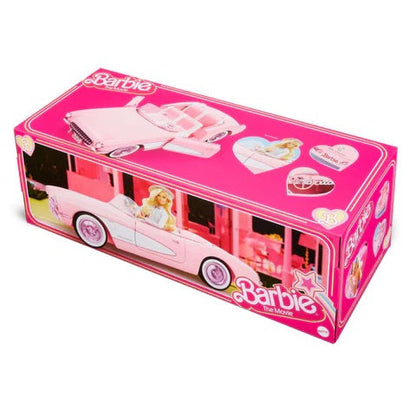 Set Barbie The Movie, Masina de colectie Pink Corvette convertible, 43 cm