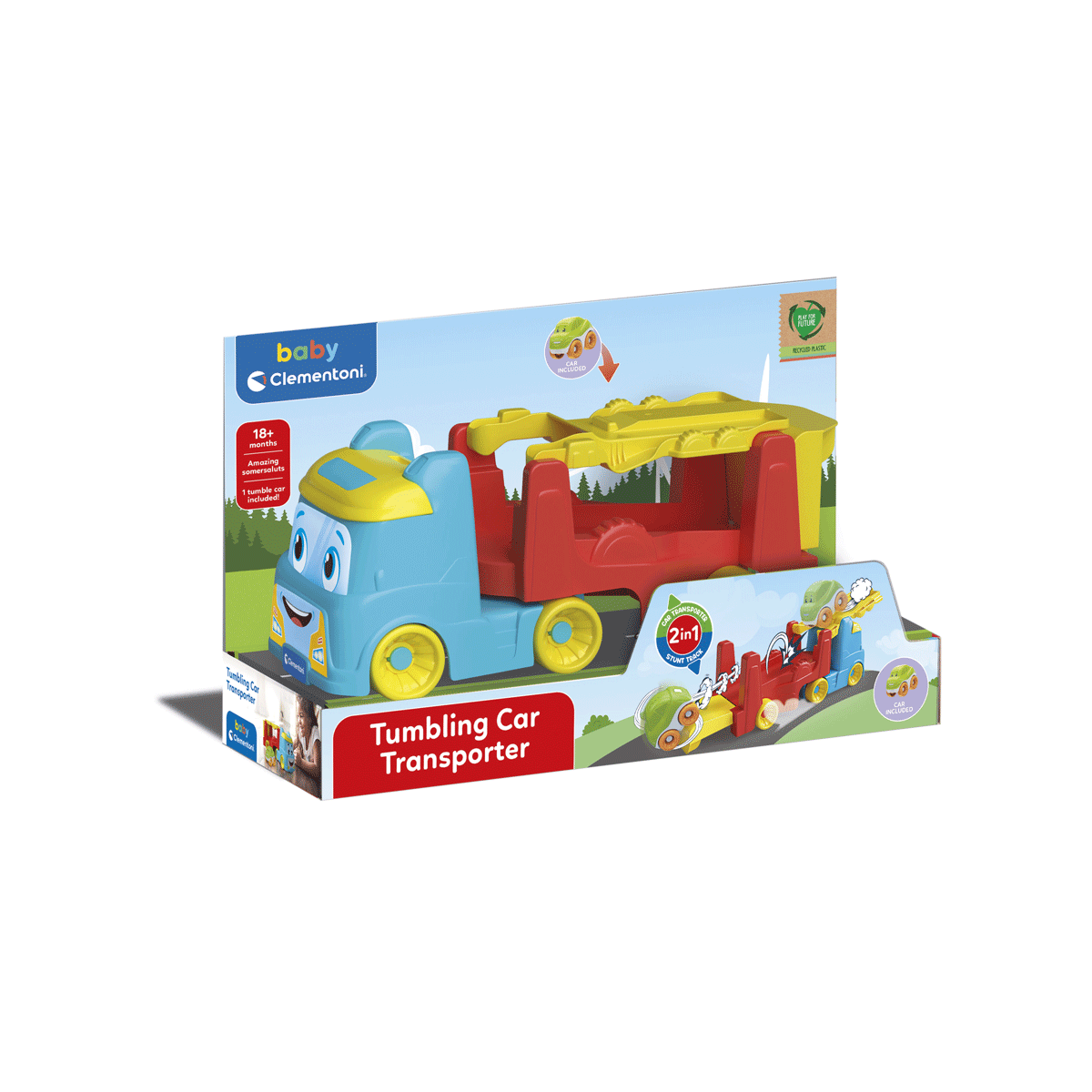 Tumbling Car Transporter - Camion Cu Lansator De Masinuta