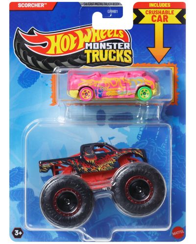 Masinuta Monster Trucks 1:64 - Scorcher
