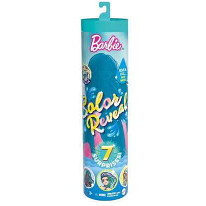 Papusa surpriza Barbie Color Reveal Mermaid, 6 surprize