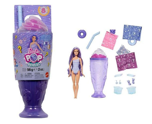 Papusa Barbie Pop Reveal  Milkshake Series -Design Donut