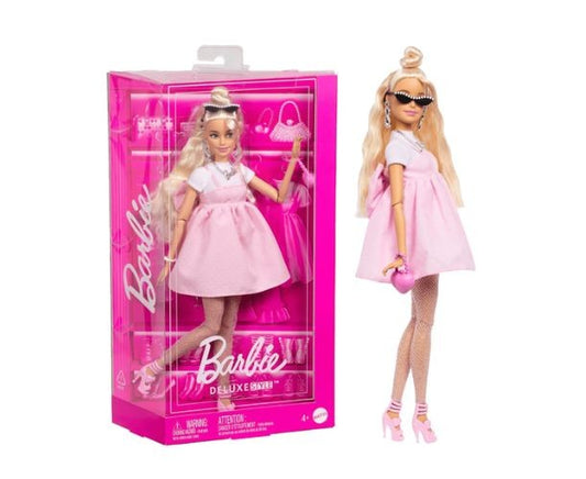 Papusa Barbie Deluxe Style #3 - Tinuta Pastel Roz