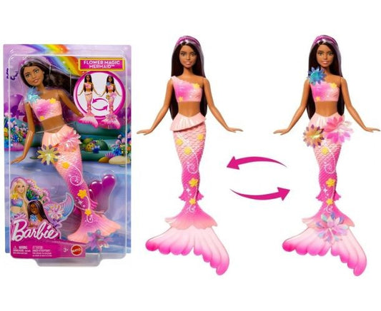 Papusa Barbie Sirena - Flower Magic