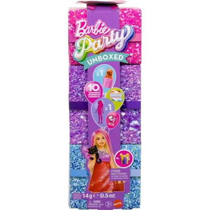 Barbie Papusa Unboxed Party - Glam Red Original