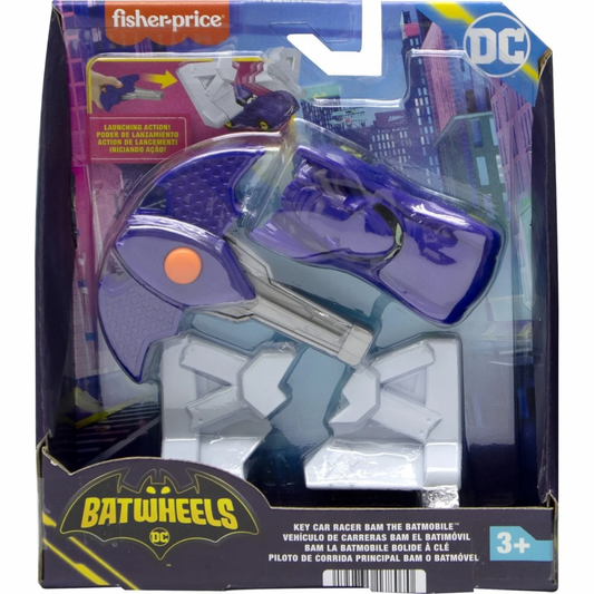 Vehicul Batwheels Key Car Racer -  Bam the Batmobile
