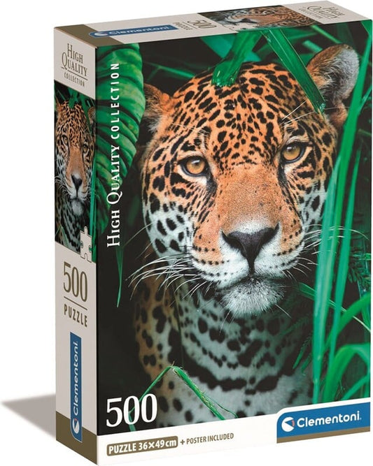 Puzzle Compact 500 Piese - Jaguar in The Jungle