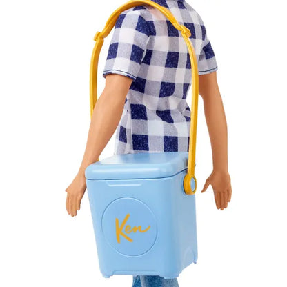 Papusa Barbie - Camping Ken, cu accesorii