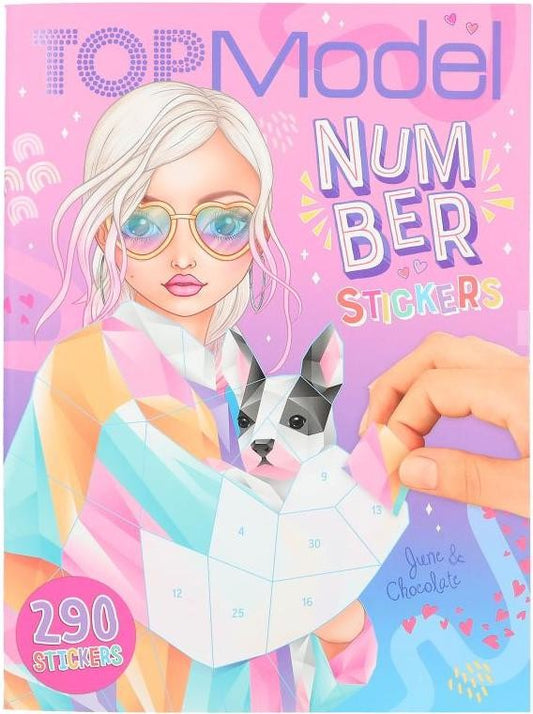 TOPModel Carte Stickere Numere