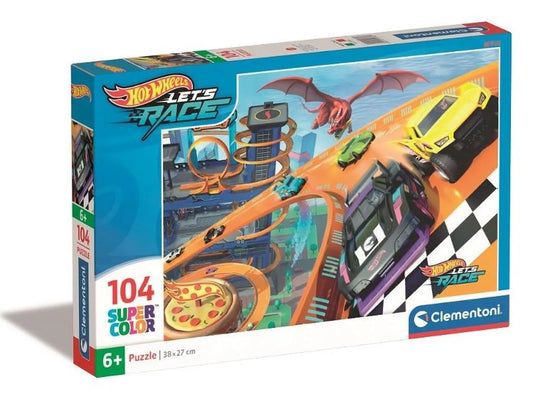 Puzzle Super 104 Piese - Hotwheels (model 2)