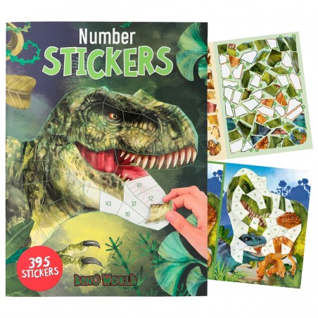 Dino World Stickere Numere