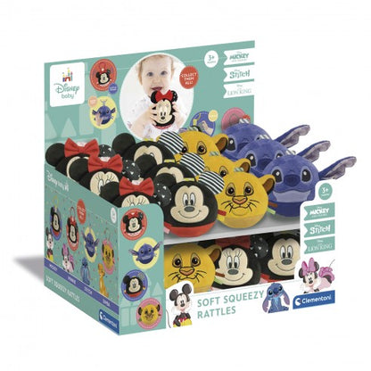 Soft Squeezy Rattles - Disney - Plus Moale, Diferite Modele